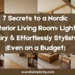 Nordic interior living room: light, airy & effortlessly stylish – 7 secrets to a calm, bright Scandi space. From sheer curtains to texture layering. Save this for your home refresh.