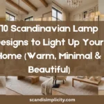 Scandinavian lamp designs to light up your home – 10 stunning Nordic lighting ideas. From paper pendants to brass accents. Save this for your home makeover.